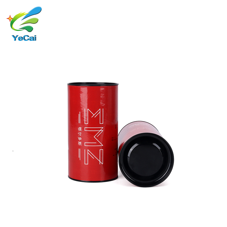 Wholesale Cardboard Cylinder Rose Gift Packaging Pink Paper Tube Lid Luxury Round Flower Box With Custom Logo