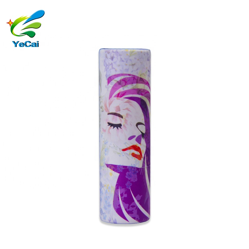 eco friendly lipstick paper tube carboard cosmetic tube packaging lip balm container