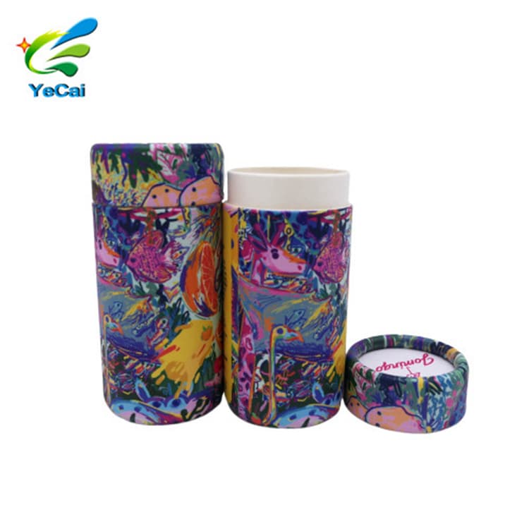 eco friendly cardboard container kraft push up paper tube deodorant stick packaging tube