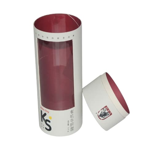 recyclable popcorn buckets nuts paper tube box packaging for corn flakes