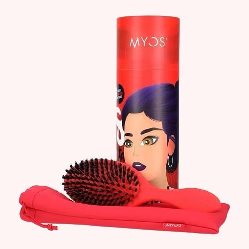 custom hair styler cylinder packaging paper box for hair brushes