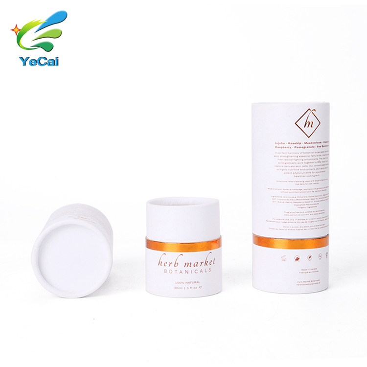 High Quality Eco Friendly Material Cylinder Kraft Paper Cardboard Round Tube Packaging with Foam Insert