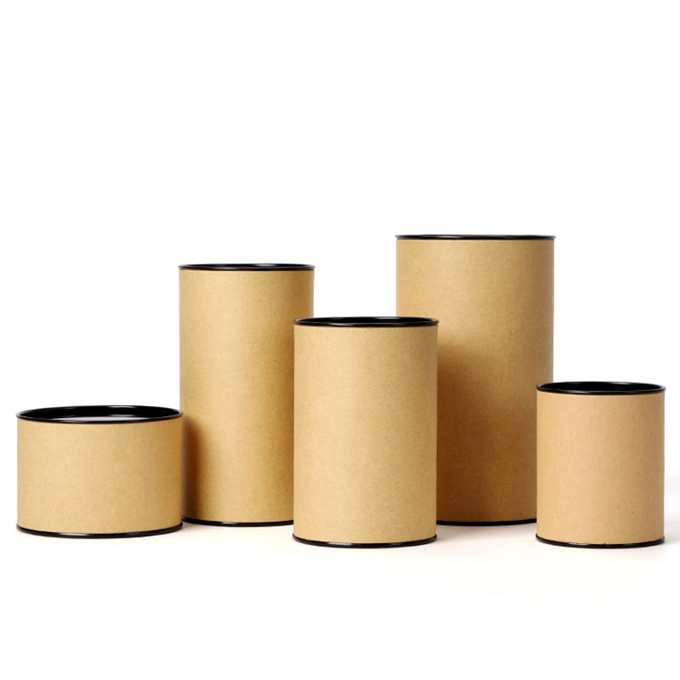 Custom Multi-size kraft tube Paper Round Tube tea cans Factory Supplier paper tube packaging 