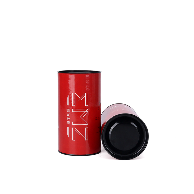 Custom Printed Creative Round  Paper Tube Packaging For Food Packaging 