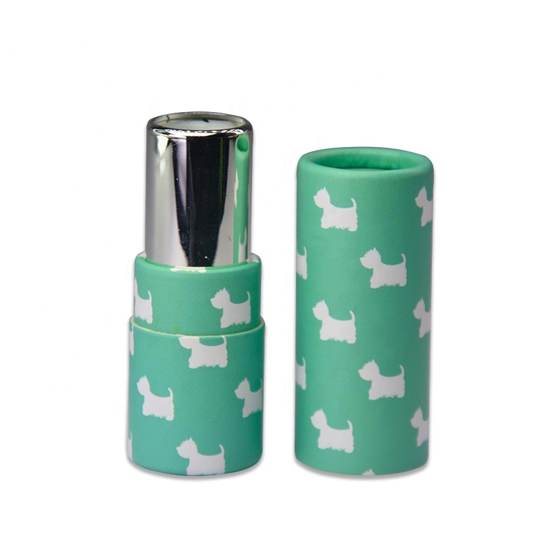 wholesale mini empty lip balm paper tubes kids chapstick natural cardboard tube container