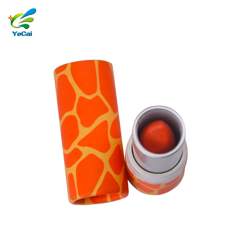 private label make up packing biodegradable cardboard lipstick tube for women girls