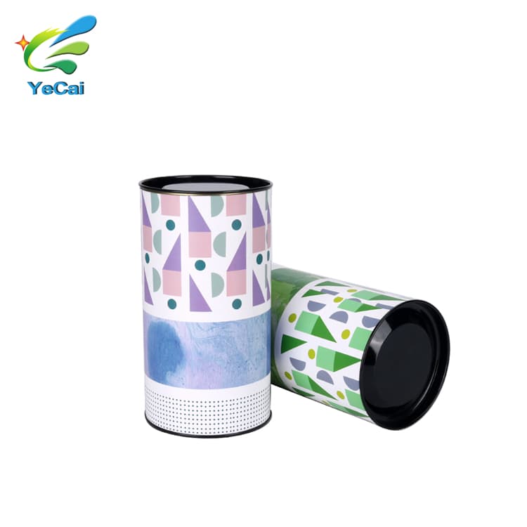 patato chips box tea leaf paper tube canister artight dry food packaging